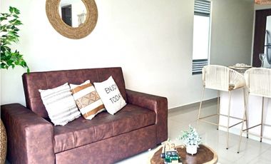 ALQUILER APARTAMENTO AMOBLADO ARMENIA EN TRANQUILO CONJUNTO CERRADO