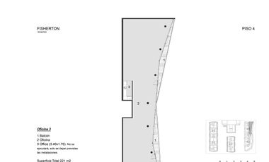 Oficina en complejo residencial mixto - VISO, FISHERTON FUTURO