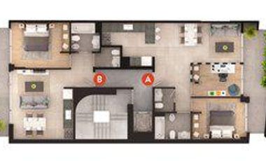 EMPRENDIMIENTO DEPARTAMENTO DE 2 AMBIENTES EN VENTA EN PALERMO CON AMENITIES EL  NUEVO BORGES
