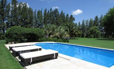 Venta campo de 58hs con casco moderno en Lobos