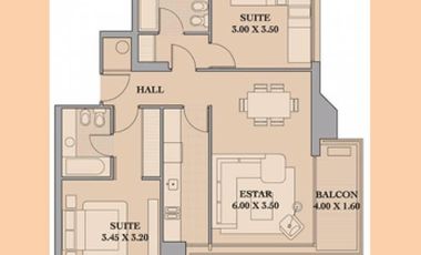 TORRE QUARTIER BOULEVARD: Cocina  3 AMB C/ COCHERA Sup. 82m2 opcional Cochera BAulera