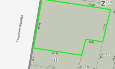 Oportunidad Lote 26 metros de frente  - 780m2  - Fot 3 - Hipolito Yrigoyen