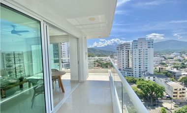 ARRIENDO APARTAMENTO AMOBLADO PRIMERA LINEA DE PLAYA - RODADERO SUR