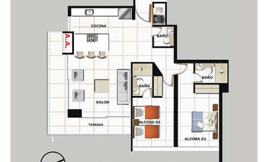ARRIENDO APARTAMENTO AMOBLADO PRIMERA LINEA DE PLAYA - RODADERO SUR