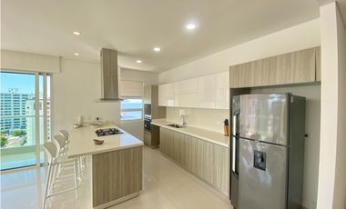 ARRIENDO APARTAMENTO AMOBLADO PRIMERA LINEA DE PLAYA - RODADERO SUR