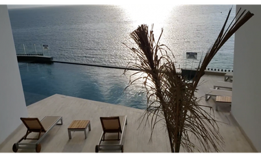 ARRIENDO APARTAMENTO AMOBLADO PRIMERA LINEA DE PLAYA - RODADERO SUR