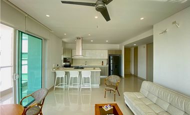 ARRIENDO APARTAMENTO AMOBLADO PRIMERA LINEA DE PLAYA - RODADERO SUR
