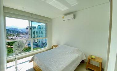ARRIENDO APARTAMENTO AMOBLADO PRIMERA LINEA DE PLAYA - RODADERO SUR