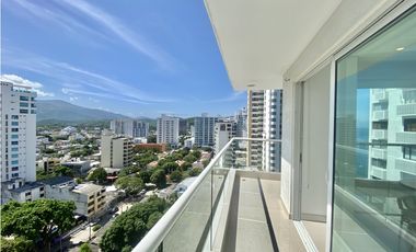 ARRIENDO APARTAMENTO AMOBLADO PRIMERA LINEA DE PLAYA - RODADERO SUR
