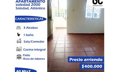 Se arrienda apto soledad 2000 (Soledad Atlantico)