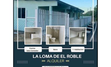 SE ALQUILA APARTAMENTOS EN AGUADULCE  EL ROBLE