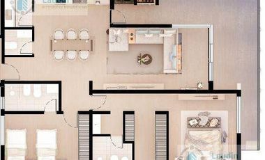 Departamento en venta desde el pozo de 2 de dormitorio Posadas