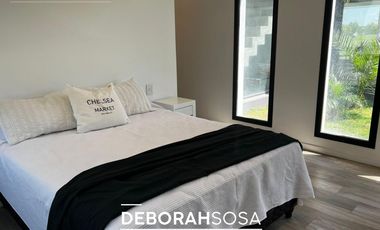 Casa en  Alquiler en Barrio El Canton -5ambientes -vista al golf-amoblada -zona norte