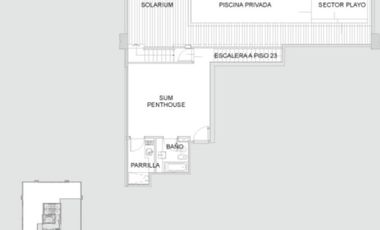 Triplex  4 Dormitorios en Venta Belgrano con pileta cubierta y parrilla