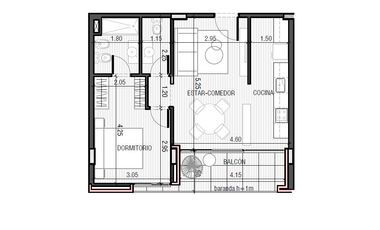 VENTA - Departamento 1 Dormitorio, Amenities - Apto Blanqueo - Frente - Galinda, Funes