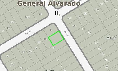 Terreno en venta - 314mts2 - Miramar