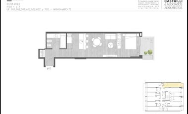 Departamento 1 ambiente en venta al contrafrente - Palermo