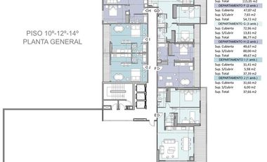 Departamento  2 ambientes  piso  2 D     - San Martin