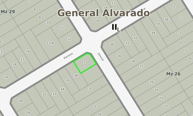 Terreno en venta - 310mts2 - Miramar
