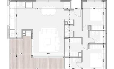 Departamento en complejo en Parque Leloir a la venta