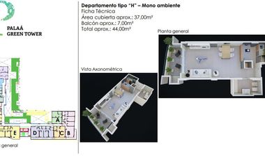 Departamento monoambiente a la venta en Avellaneda