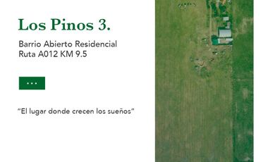 Terrenos a la venta Barrio abierto Los Pinos III, Piñeiro