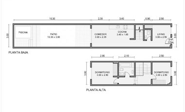 PH en  venta 3 ambientes al frente con Jardin y pileta.