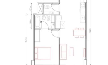Departamento - Barracas