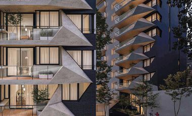 Edificio de diseño, unidades de 2 y 3 dormitorios con amenities en zona río