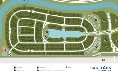 Lote en Venta en el Barrio Castaños Nordelta