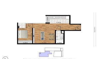 En Pozo, Apto Blanqueo - Venta Departamento o Estudio Profesional de 2 ambientes en Barrio Norte