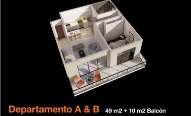 Departamento a estrenar en Venta 2 ambiente San Antonio de Padua GBA OESTE