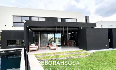 Casa de estilo moderno en Venta al agua! 4 ambientes al agua con pileta - El Cantón- Escobar