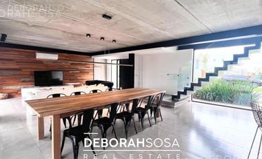 Casa de estilo moderno en Venta al agua! 4 ambientes al agua con pileta - El Cantón- Escobar