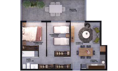 Departamento - Nueva Cordoba