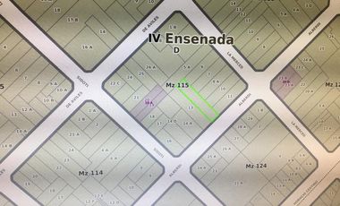 Terreno en Venta en Alberdi/La Merced y Sidoti Ensenada - Alberto Dacal Propiedades