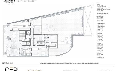 6° Piso - 265 m2 totales - Excelente 5 amb c/ dependecia
