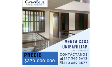 VENTA CASA UNIFAMILIAR ANDALUCIA VALLE.