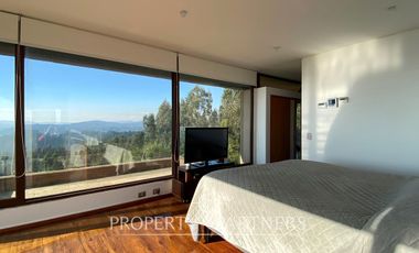 Alto Lafquén luminosa casa mediterránea con vista