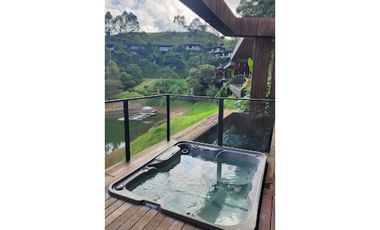 VENTA DE CABAÑA EN JOIN HOTEL PEÑOL EXCLUSIVA UNIDAD CERRADA