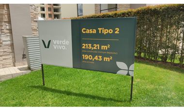 Cajicá, VERDE VIVO, 276 M2 lote, 179 M2 construidos