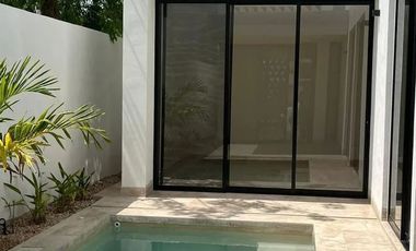 Casa en renta amueblada en privada residencial zona de Conkal