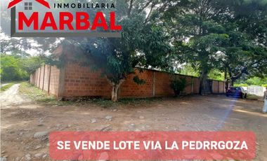 SE VENDE LOTE VIA LA PEDREGOZA
