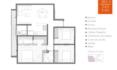 PRE VENTA DEPARTAMENTO, 3 RECÁMARAS, 2 BAÑOS, NARVARTE, BENITO JUAREZ, CDMX