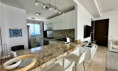 ARRIENDO EN CARTAGENA APARTAMENTO FRENTE A LA BAHA DE CASTILLOGRANDE