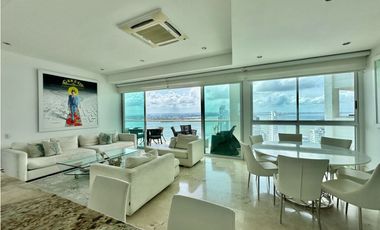 ARRIENDO EN CARTAGENA APARTAMENTO FRENTE A LA BAHA DE CASTILLOGRANDE