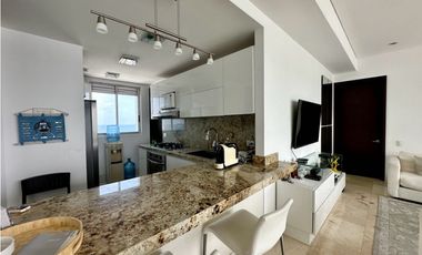 ARRIENDO EN CARTAGENA APARTAMENTO FRENTE A LA BAHA DE CASTILLOGRANDE