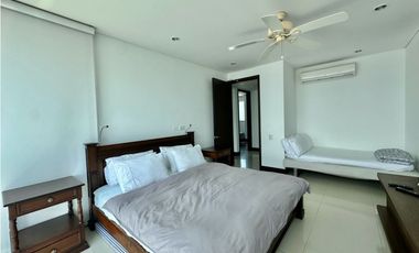 ARRIENDO EN CARTAGENA APARTAMENTO FRENTE A LA BAHA DE CASTILLOGRANDE