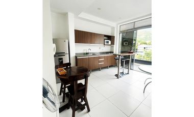 APARTAESTUDIO EN VENTA, CONDOMINIO EN SOPETRN IDEAL RENTAS CORTAS