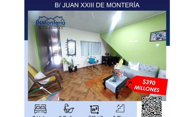 VENTA DE CASA DE TRES PISOS B/JUAN XXIII DE MONTERIA